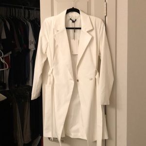 White trench coat